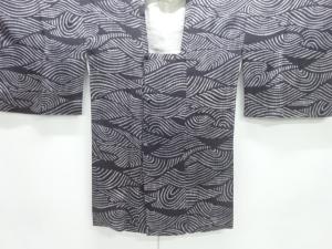 波模様道行コート